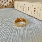 Signet Solitaire 14KHGE LINDCP Gold Vintage Ring “Amadea” Masculine Round China Jewelry Photo 6