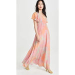 Veda Corazon Maxi in Palma Medium Womens Long Dress Gown Sherbert Pink Photo 4