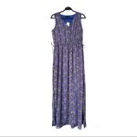 Banana Republic NWT  Paisley Gathered Sleeveless Maxi Dress Small Photo 6