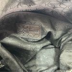 Fossil  Grey Pebbled Leather Tote Bag Top Zip Satchel L Four Corner Pockets Charm Photo 13