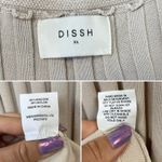 Dissh Sylvia Stone Ribbed Knit Midi Dress Cream Beige Long Sleeve Button Down XL Tan Photo 12