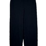Spanx Medium Wide Leg Ponte Pants Pull-On Stretch Hi-Rise Elastic Waist Black Photo 0