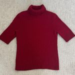 Lauren Ralph Lauren Cashmere wool blend short Sleeve Turtleneck red cherry Size M Photo 0