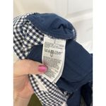 Gap  Gingham Navy White Crop Pants Size 2 Office Casual Preppy Photo 5