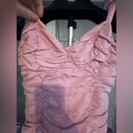 ASTR  Women's Lavender Pink Aiko Ruched Mini Dress Size Large Photo 4