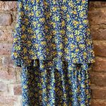 Forever 21 Adorable Blue & Yellow  Floral Romper Photo 2