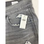Old Navy New  Boyfriend Shorts Womens 14 Gray Mid Rise Cuff Festival Distressed Photo 6