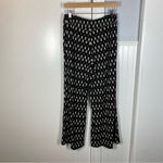Joseph Ribkoff  Womens Pants Black Tan Size 10 Flare‎ Leg Geometric art to wear Photo 2