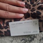 American Eagle  super Hi-rise bike shorts size small leopard print new wi… Photo 2