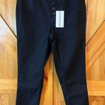 Calvin Klein Jeans CALVIN KLEIN Womens Black High Rise Skinny Button Fly Jeans NWT Size 4 (5081) Photo 0