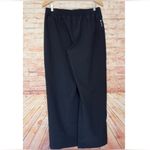 Under Armour | Athlete Recovery Wide Leg Snap Pants Black Pants White Accents Photo 5