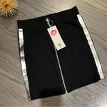Wildfox NWT Silver Track Roxi Mini Skirt Black Size Small Photo 4