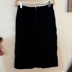 VINTAGE TOMBOY BLACK VELVET SKIRT FAUX WRAP TULIP PENCIL EUC SZ 9/waist 26 s/xs Photo 3