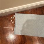 ZARA high rise Straight crop Leg Jeans with Distressed Hem Photo 7