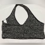 Black and White Polka Dot Halter sport bra size M Size M Photo 1