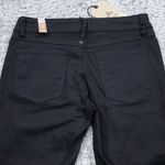 prAna  Kara Rolled Skinny Jeans Black Size 2 26 Stretch Cuffed Low Rise Photo 3