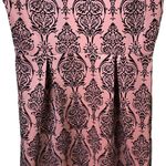 Enfocus Studio  Sleeveless Dress With Black Velvet Graphics Size 12 Photo 3