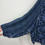 Free People  Mix Print Balloon Sleeve Jacket Small Photo 6