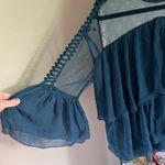 INA  teal Blouse Photo 1