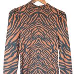 Jealous Tomato Long Sleeve Tiger Bodycon Sweater Dress Sz M Photo 3
