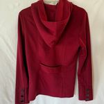 Market & Spruce New! Women's Thebes Knit Red Jacket Size M Hooded Tailored Fit Photo 1