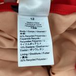 J.Crew  Orange Ruffle plunge One Piece Swim Bathing Suit 12 Photo 6