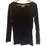 Athleta  Black Long Sleeve Top sz L Photo 0