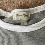 Y2K Faded Rose NYC shirt Gray Size L Photo 1