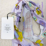 New! Set! Beth Richards Delrey‎ Bikini Top and bottom, 70’s floral bikini, XS Purple Photo 11