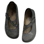 Alegria  PG Spring Dottie Women Comfort Shoes 36 Metallic Rainbow Dots Mary Jane Photo 4