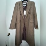 Aritzia NWT $325  The Constant™ Coat - (Re)ssential in Tyson Chk Brown/Taupe Photo 7