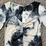 Good Luck Gem  Tie-Dye V-Neck Top Photo 1