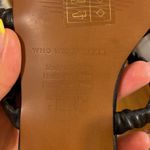 Who What Wear  Zela Black Leather Strappy Sandal Photo 3