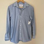 Frank & Eileen NWT  Joedy Boyfriend Fit Button Up Shirt Womens Size Small Blue Photo 1