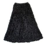 Anthropologie NWT  Sunday in Brooklyn Chantal in Black Feathered Maxi Skirt XS Photo 0