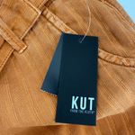 Kut From The Kloth  Jean Shorts Size 12 Justine Belt Cotton Hemp Burnt Orange NWT Photo 4