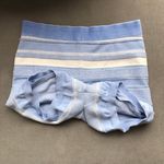 Alo Yoga Sport Play High-Waist Knit Short Seashell Blue/Ivory S Photo 7