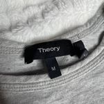 Theory  Swing Pullover Knit Modal Pima Cotton‎ Grey Longsleeve Top Medium M Photo 1