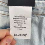 BLANKNYC Madison Crop High Rise Distressed Bandana Patch Jeans Size 25 Blue Photo 4