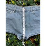 Edikted  Cheeky Bow Detail Denim Shorts Size L Photo 5