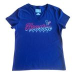 NFL Team Apparel NFL Houston Texans Women's V-Neck Short Sleeve T-Shirt in Navy Blue, M Photo 1