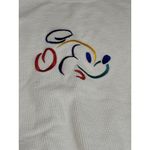 Disney Walt  World Crewneck Sweatshirt Size Medium Ribbed Cotton Vacation Travel Photo 4