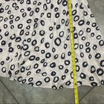 Rare Vintage 80's Flora Kung Dress Designer Silk Sz 12 Ruches Waist Pokadot Boho Black Photo 9