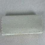 Vintage Beaded Handmade Clutch Evening Handbag Ivory Satin Formal Party‎ Bag White Photo 1