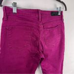 Denizen from Levi's Denizen Levi’s Totally Shaping Skinny Jeans Magenta Cotton Stretch Pants Photo 5