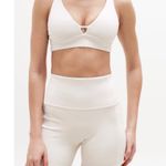 Athleta New S Salutation Stash High Rise 5" Short Bone White Small Photo 4