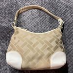 Talbots Women's Over Shoulder/Hobo Beige & White Bag EUC #3068 Photo 1