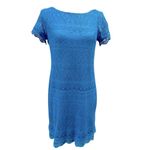 Maggy London Blue Lace Dress Size 4 Photo 3