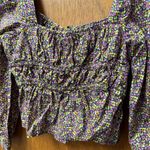 J.Crew Cinched-Waist Organic Cotton Top Liberty Fabric Busy Izzy Floral 12 Photo 10