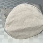 Rae Dunn  Cream Tote with Blue Interior Photo 2